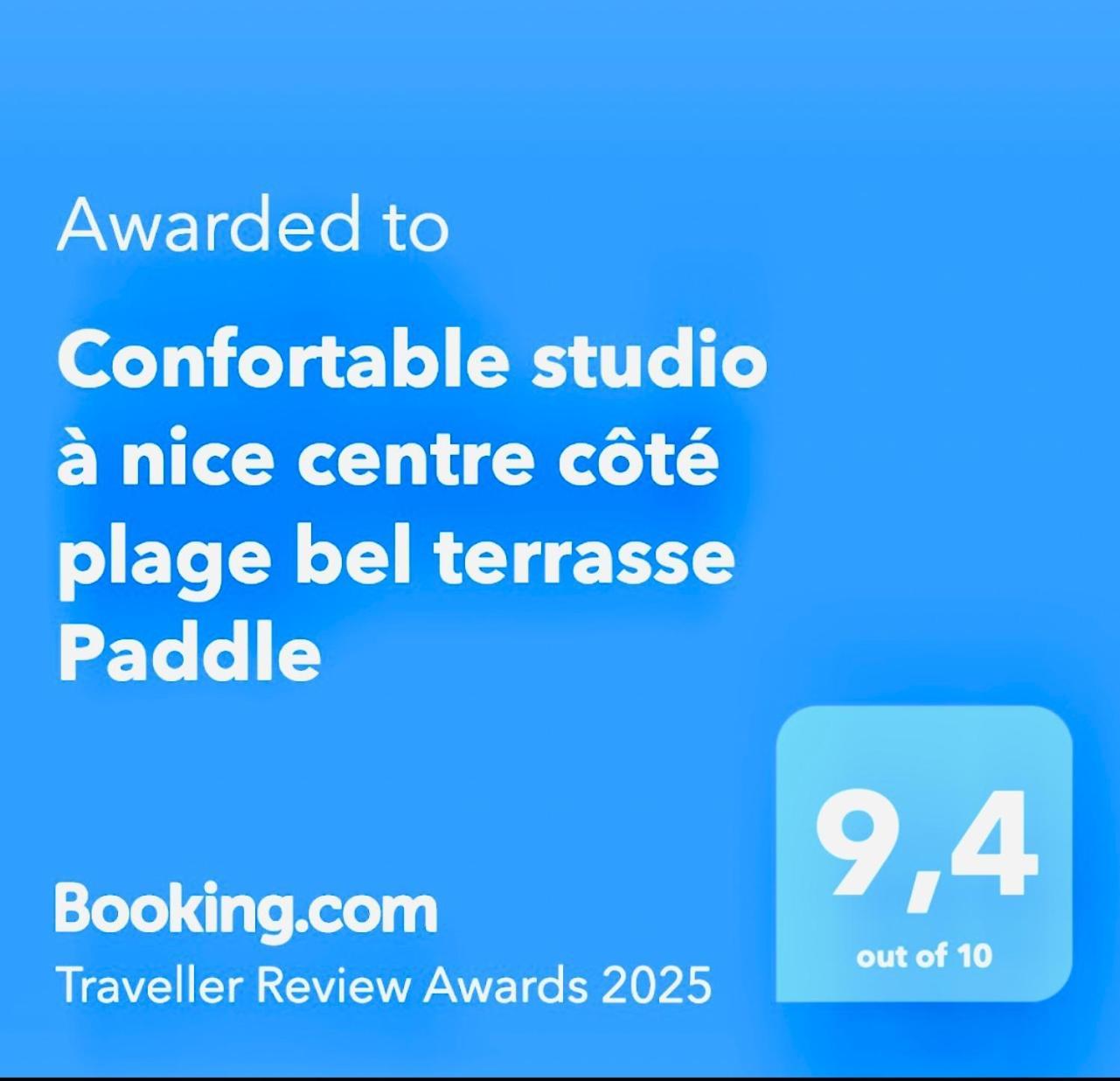 Confortable Studio A Nice Centre Cote Plage Bel Terrasse Paddle Zewnętrze zdjęcie